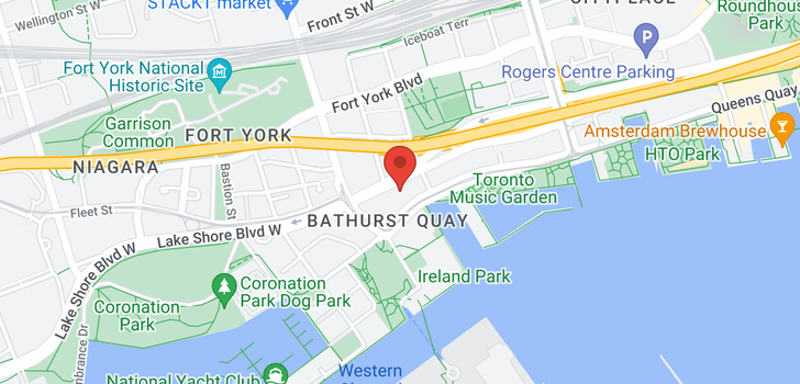 map of #630 -600 QUEENS QUAY W
